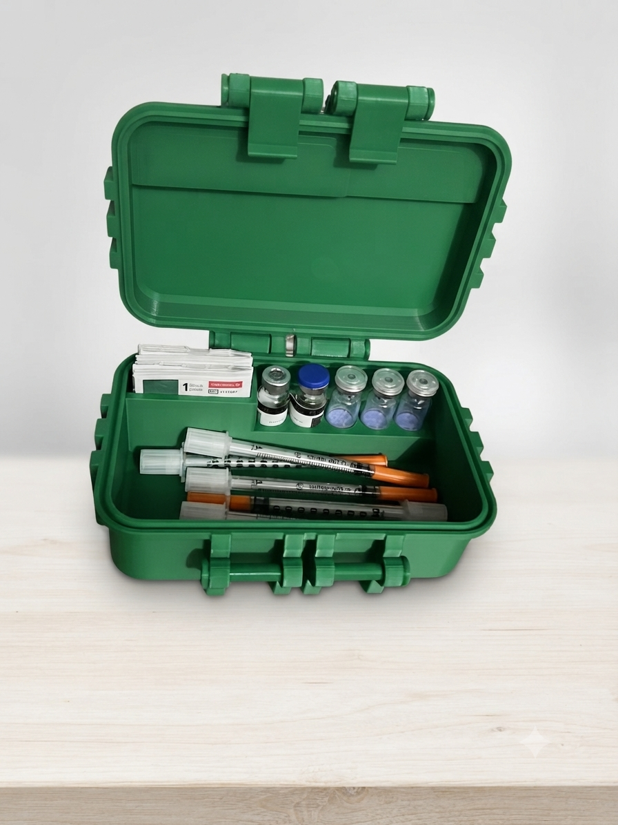 Kompaktes Medizinisches Reise-Etui – 3D-gedruckt & Robust
